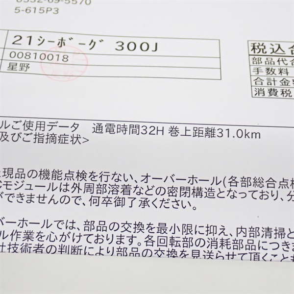 ２１シーボーグ３００Ｊ